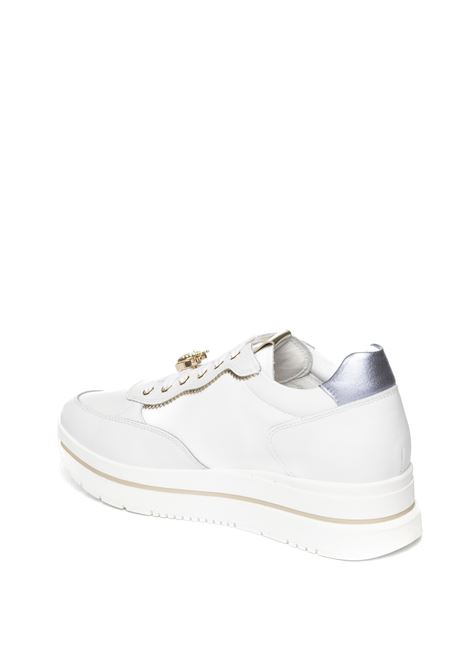 Sneaker pelle bianco NERO GIARDINI | E512907DSKIPPER-6074